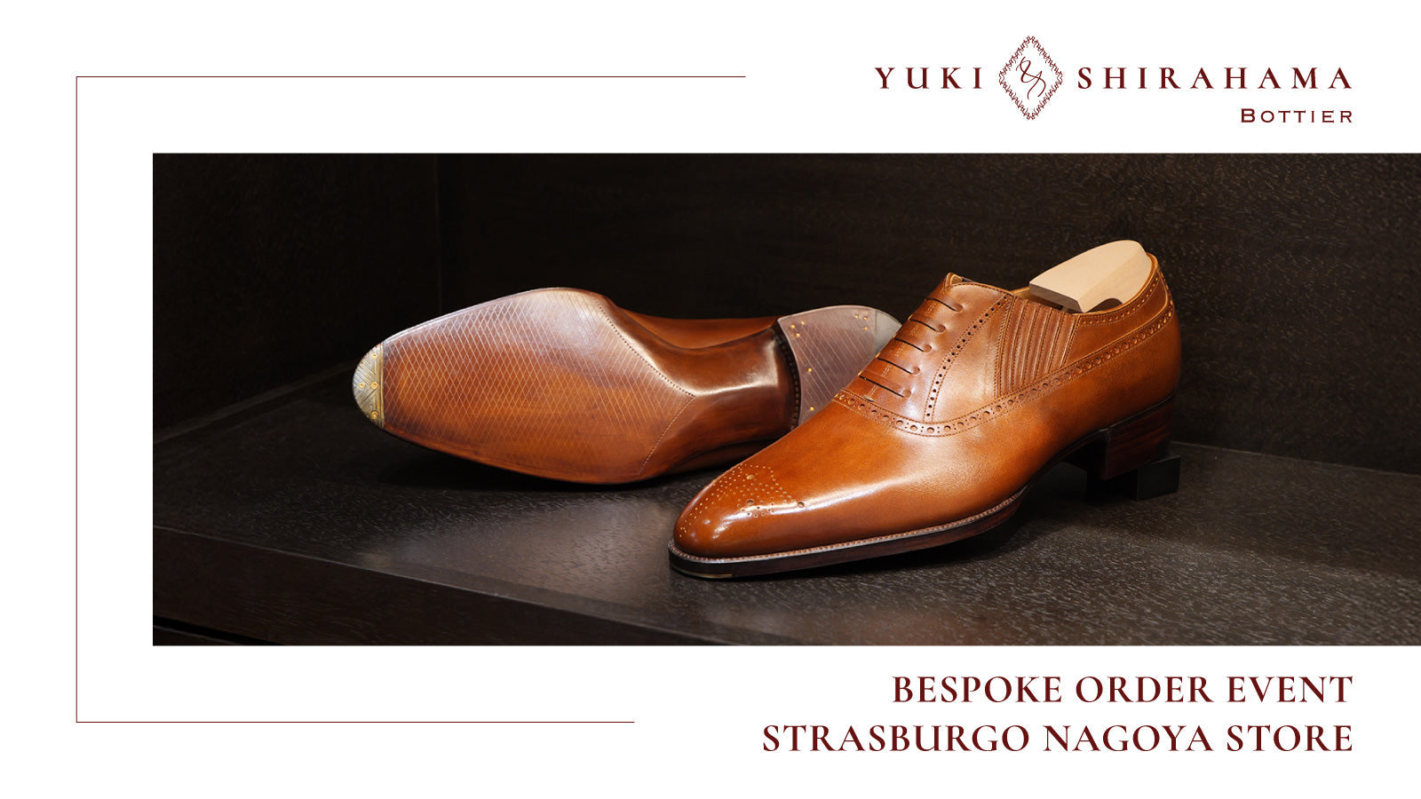 Yuki Shirahama Bottier bespoke order event at Strasburgo Nagoya store