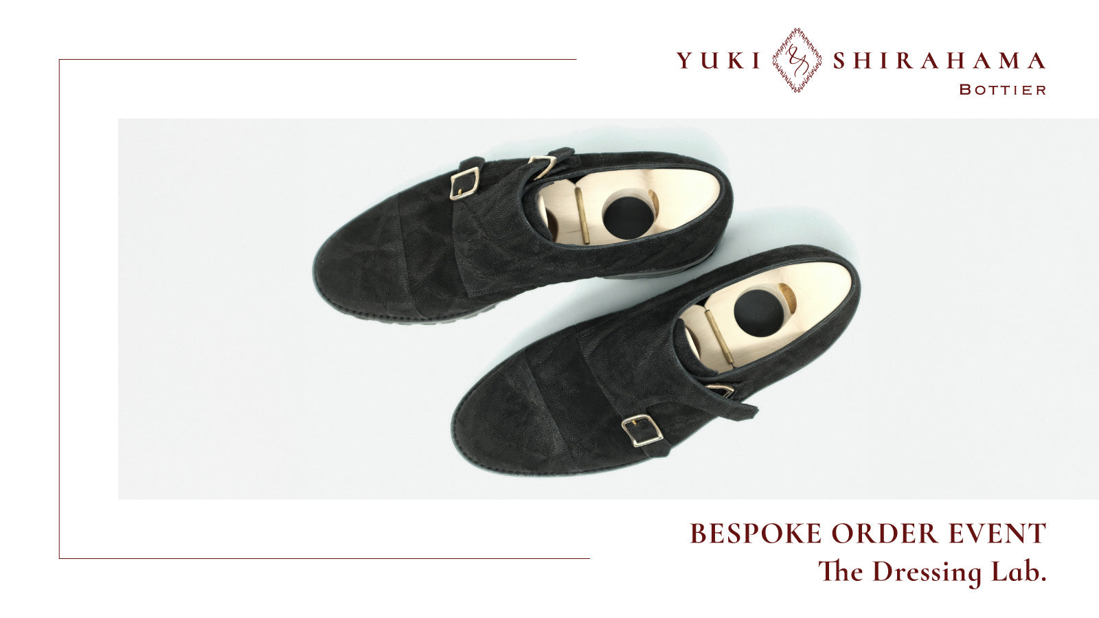 Yuki Shirahama Bottier bespoke shoe order event at The Dressing Lab Tokyo
