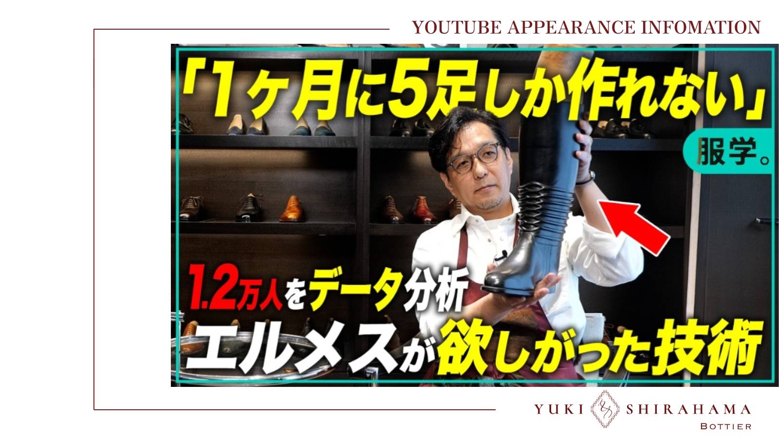 YOUTUBE APPEARANCE INFORMATION
