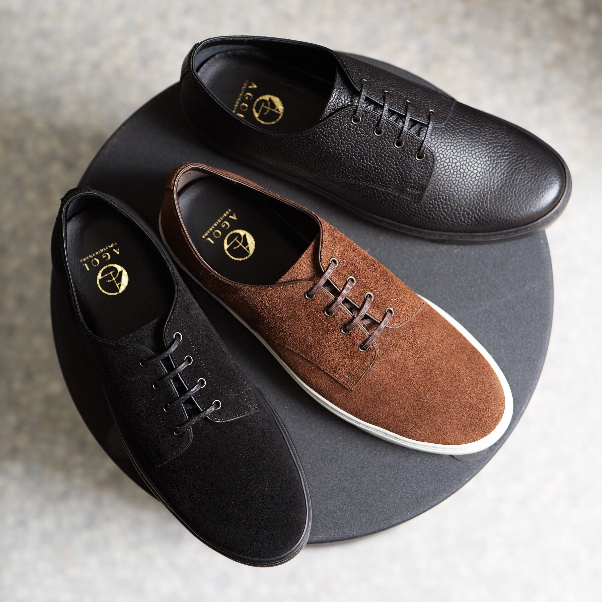AGOL footwear brand concept by Yuki Shirahama Bottier
