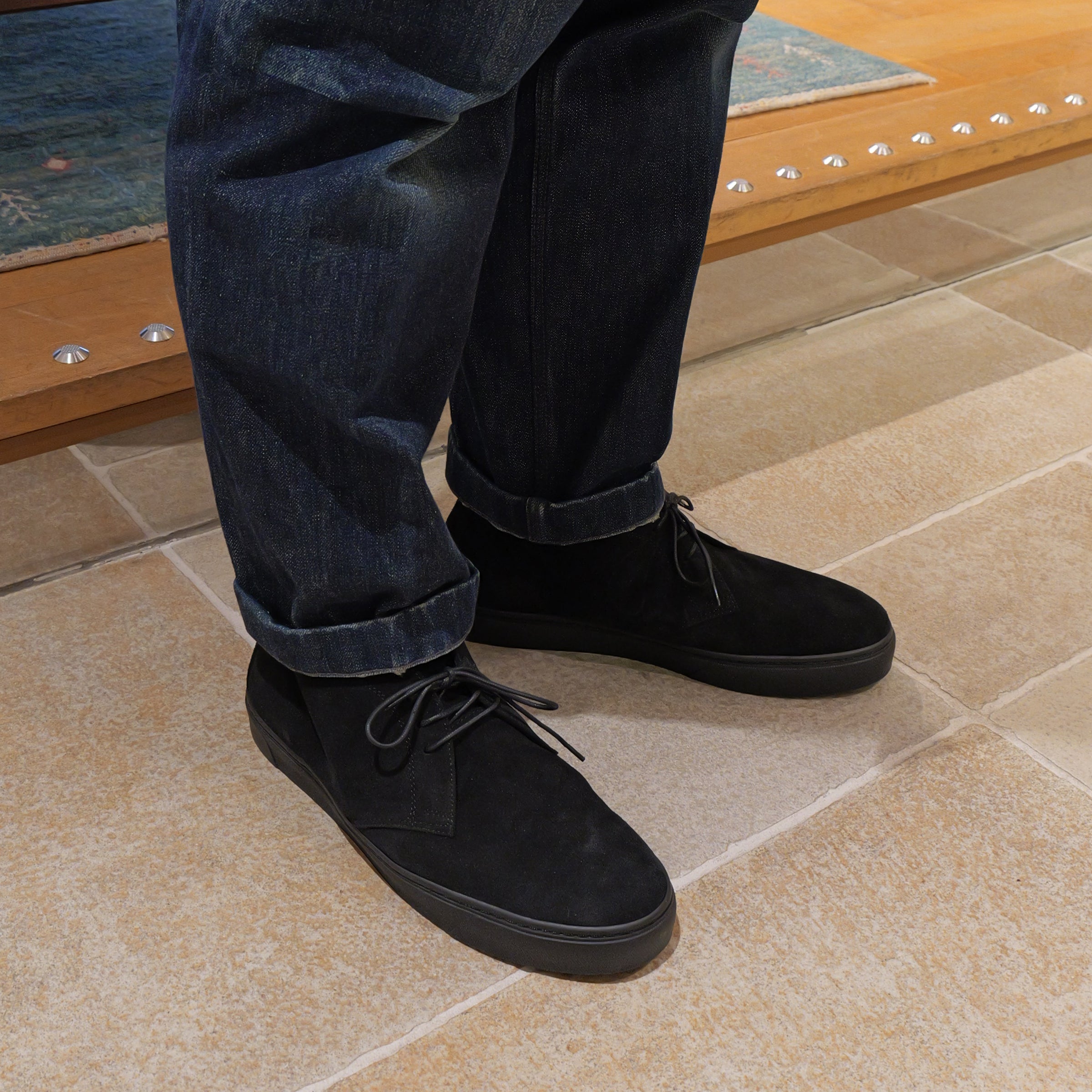 AGOL FAV1 Chukka suede short boots in everyday style